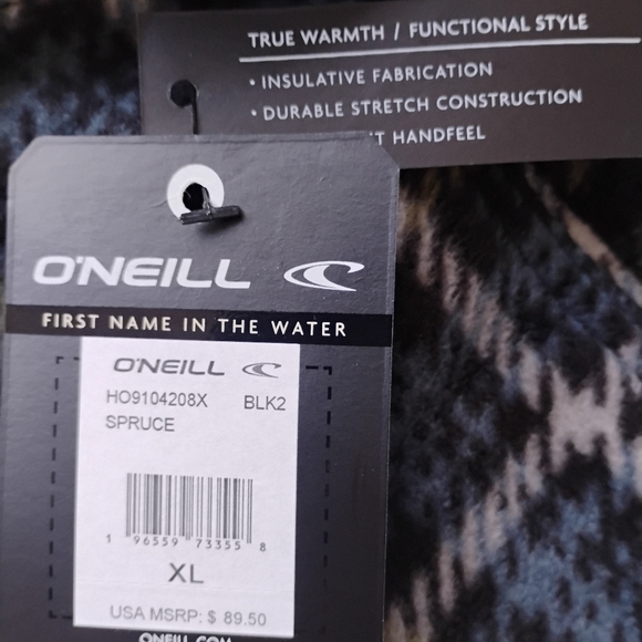 O'Neill NEW Spruce SuperFleece Sherpa Lined Flannel Jacket - Picture 15 of 16